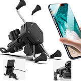 Base Soporte Porta Celular Para Moto/bicicleta Cargador Usb