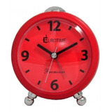 Reloj Despertador Eurotime 11/140 Analogico Retro Silencioso