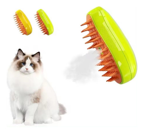 Cepillo Peine Vapor Para Gatos Y Perros Masajeador Mascotas