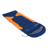 Sleeping Bag Ntk Freedom Bolsa De Dormir Individual Exterior Color Azul/naranja