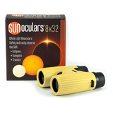 Lunt Solar Systems - Sunoculares Amarillos De Aumento De 8 X