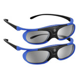 2 Gafas 3d Recargables Por Usb Para Dlp Link