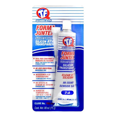 Sellador Silicon Forma Junta Transparente Tubo 85 Gr