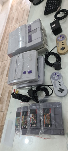 Super Nintendo, 1 Controle E 1 Cartucho A Escolha 