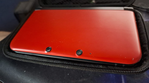 Nintendo 3ds Xl Standard Cor  Vermelho E Preto Usado + Jogos