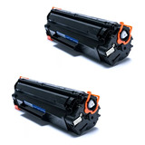Kit 2x Toner 285a Ce285a Hp P1102w Compatível Laser Pro 1132