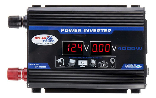 Inversor De Carro Digital Inteligente 2 Saída 12v-220v 4000w