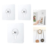 Set X3 Ganchos Adhesivos Multifunción Para Colgar Pared 