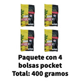 Pack De 4 Bolsas De Yerba Mate Suave Pocket Rosamonte 100gr