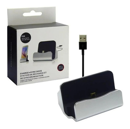 Base Dock Cargador Micro Usb V8 Huawei Sony Motorola LG