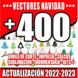 Kit Pack Vectores Navidad Fiestas Vinilos Vector Navideño