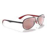 Ray-ban Ferrari Rb 8313m F002h2 61 Silvr Chromance Polarized