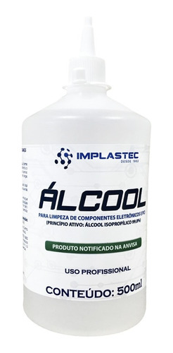 Álcool Isopropilico 99,8% Limpeza Placa E Eletrônico