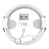 Cable De Cargador Usb Para iPhone, iPad, iPod De 1 Metro