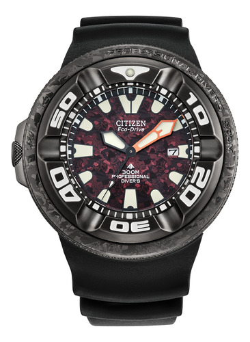 Reloj Citizen Promaster Diver Ecozilla Red Bj8059-03z 