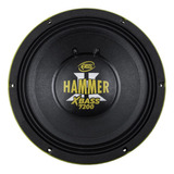 Alto Falante Eros Hammer 7200 Xbass 12  7.2k 3600w 2 Ohms Cor Amarelo