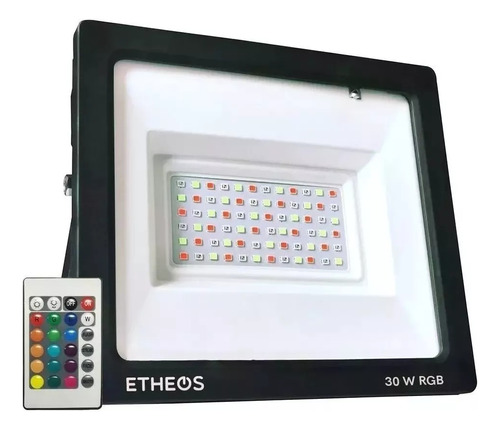 Reflector Led 30w Rgb Exterior 220v Colores Gran Potencia