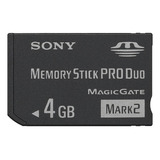 Memoria Micro M2 Memory Stick 4gb Pro Duo Mark2 Fullhd Sony