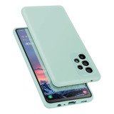 Funda Para Samsung Galaxy A52 5g Silicona Menta