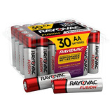 Rayovac Fusion Aa Baterias, Pilas Alcalinas De Alta Calidad,