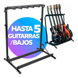 Soporte Stand Atril Multiple De Metal Para 5 Guitarras Bajos