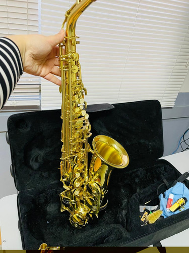 Saxo Alto Baldassare 6430l Color Dorado. Casi Nada De Uso