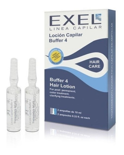 Ampollas Buffer 4 Restaurador De Cabellos Decolorados Exel