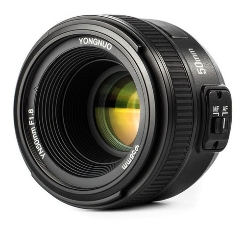 Lente Yongnuo Nikon 50mm Gran Apertura 1.8 D5300 D3400 Mf Af