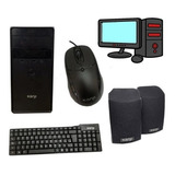 Kit Gabinete Cyclo P/pc + Mouse+teclado+parlante Kanji Cuota