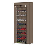 Organizador Zapatera Decoteam 8 Pisos Calidad Superior Café