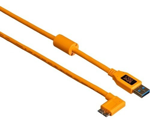 Tether Tools Usb-a 3.0 - Micro-usb 10-pin Ángulo Recto 4.6 M