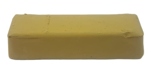 Barra Amarela Massa Polimento Acrilico Plastico Resina 400 G