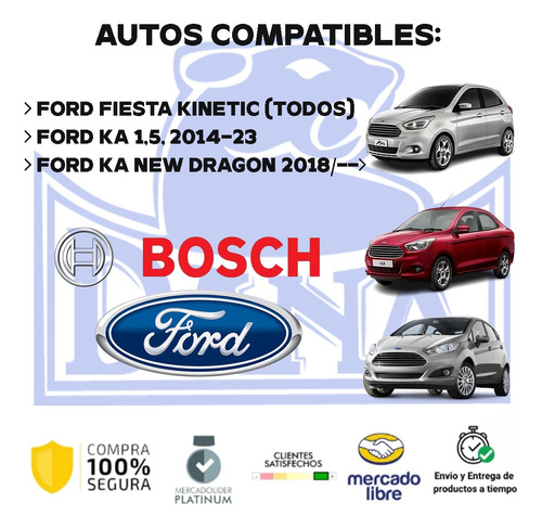 Pastillas De Freno Delanteras Bosch Para Ford Fiesta Kinetic Foto 3