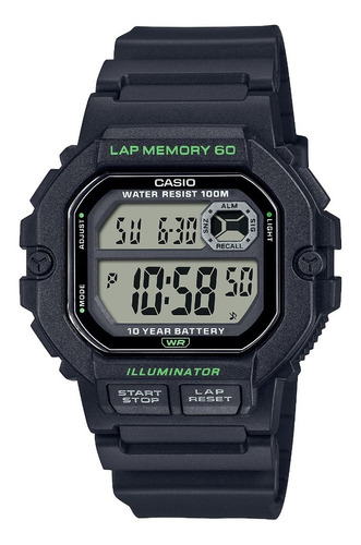 Reloj Casio Ws-1400h-1av 100m Vueltas 60 Laps Watchcenter