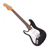 Guitarra Canhota Encore Lhe6 Black By Vintage Braço Bolt On