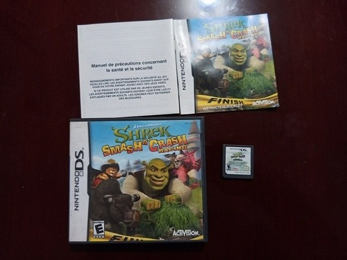 Shrek Smash'n Crash Racing - Nintendo Ds (no Mario Kart)