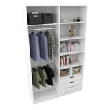 Armário Colmeia Cabideiro Duplo M8 100% Mdf Roupeiro Closet