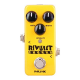 Mini Pedal Chorus Guitarra Nux Nch-2 Rivulet