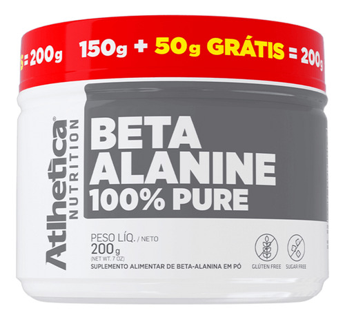 Suplemento Beta Alanina 200g Alta Perfomance Original