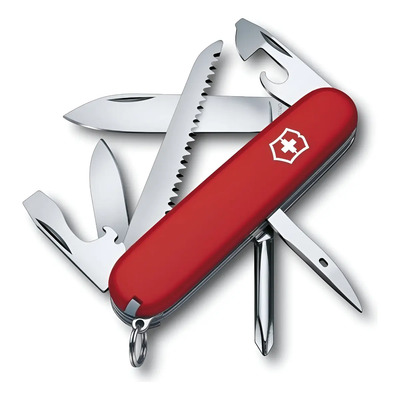 Navaja multiherramienta Victorinox Hiker 1.4613 con 13 funciones color rojo | Meses sin interés