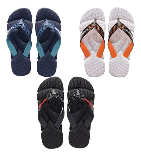 Chinelo Havaianas Power 2.0 Masculino Preto - Anatómicos