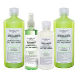 Shampoo Bergamota Florigan® 1lt Kit 2 +tónico + Regalo Acond