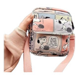 Bolsa Snoopy Shoulder Bag De Lado Cross Body Jovem Menina 