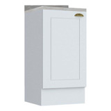 Gabinete Cozinha Americana 1pta C/tampo 40cm Branco-henn