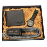 Set Regalo Billetera + Reloj + Lápiz  Para Hombre Navidad 