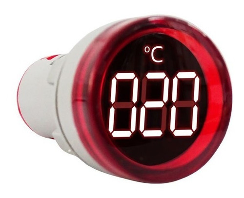 Mini Termometro Digital Led Ojo De Buey -20 A 199 Baw