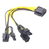 Cable Pcie Splitter Adaptador 8 Pines A 6+2 X 25un Mayorista