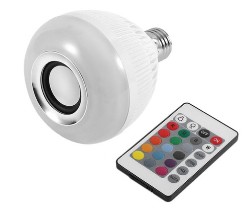 Lampara Luces Led Rgb Parlante Bluetooth Control Remoto