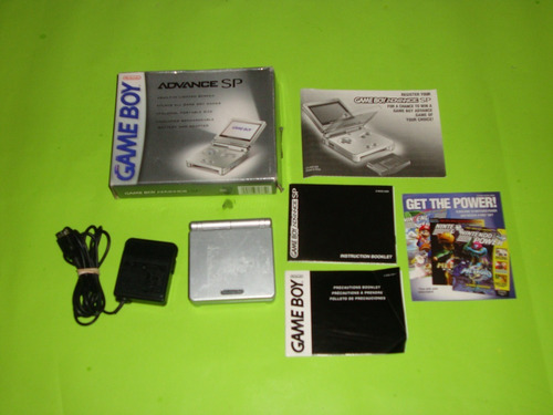 Consola Gameboy Advance Sp Color Plata Completa (mr2023)snes