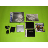 Consola Gameboy Advance Sp Color Plata Completa (mr2023)snes